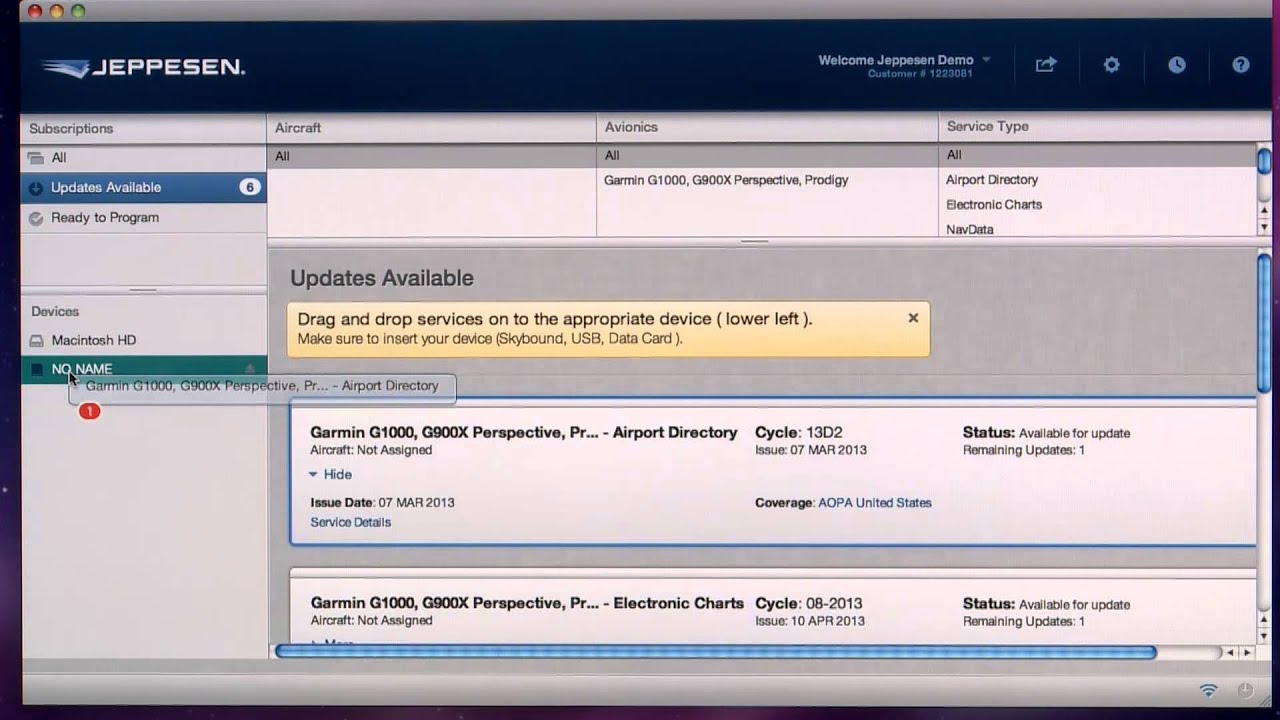 Downloading Data with JDM for Garmin G1000 Units