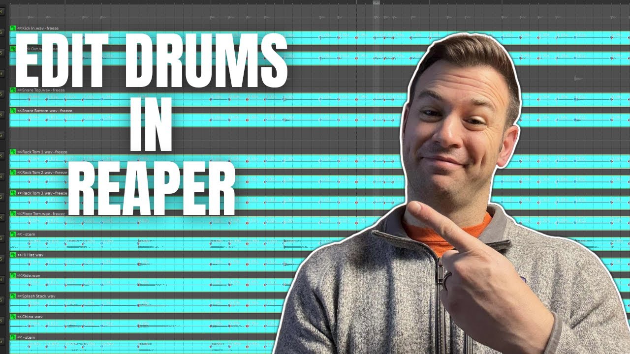 How To Edit Metal Drums In Reaper