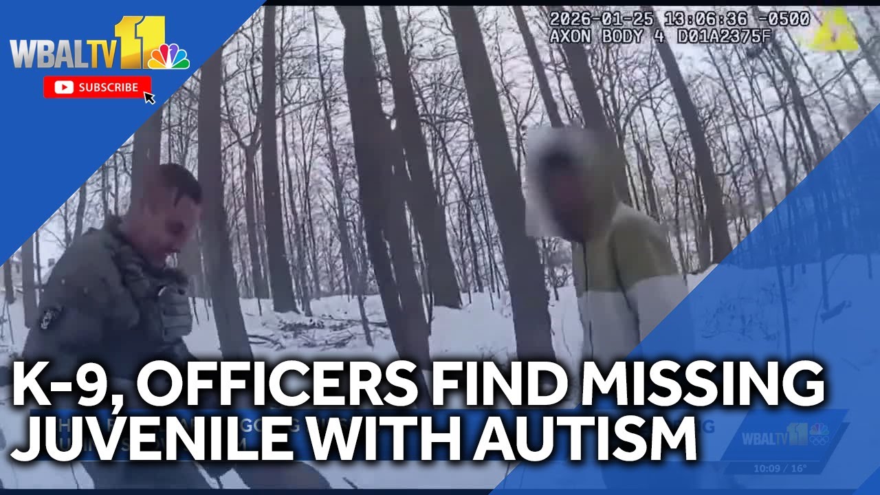 K-9, officers help find missing juvenile with autism during Sunday's winter storm