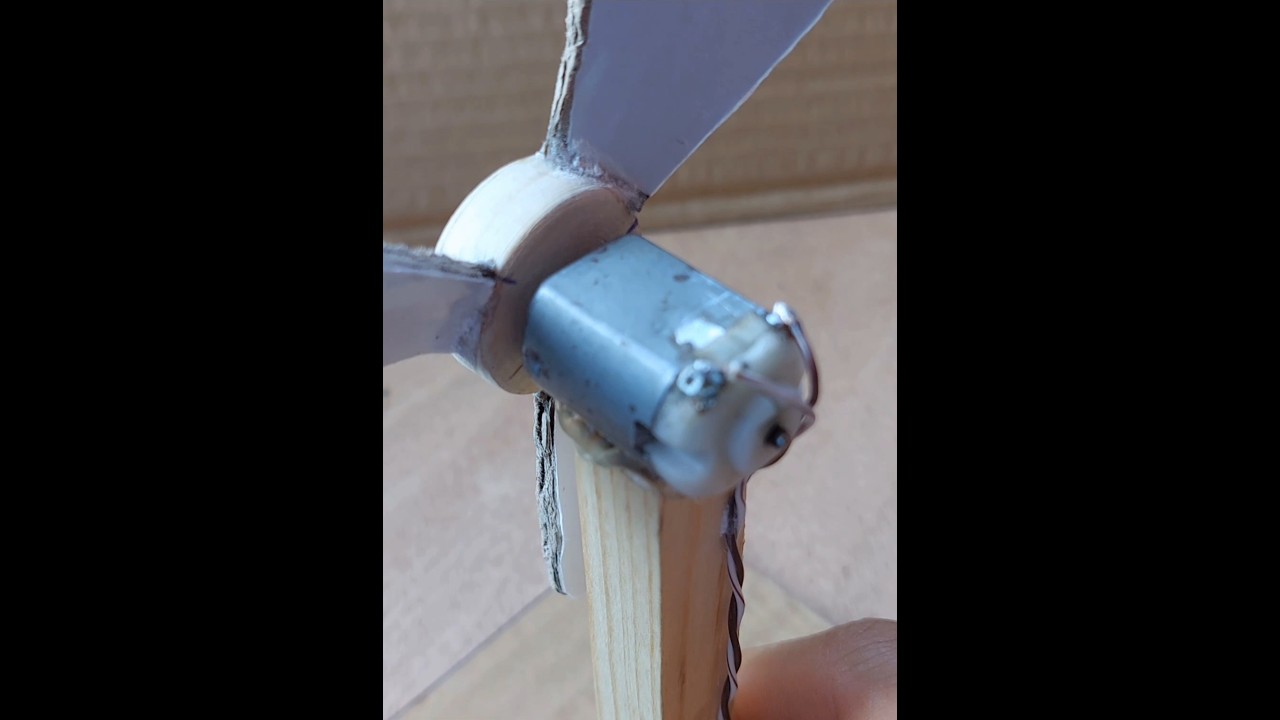 ✅️Mini ventilador casero funcional #diy #ingenieria