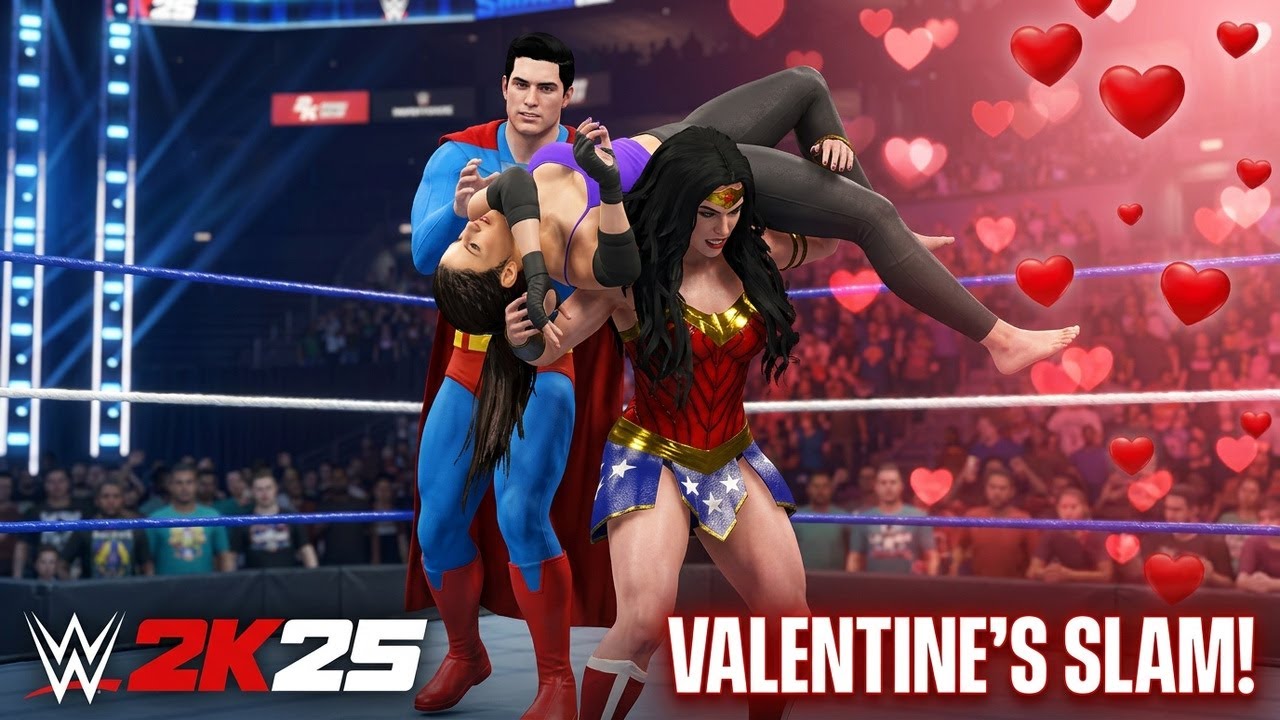 Wonder Woman and Lois Lane's WWE 2K25 ❤️Valentine's Day❤️ Special