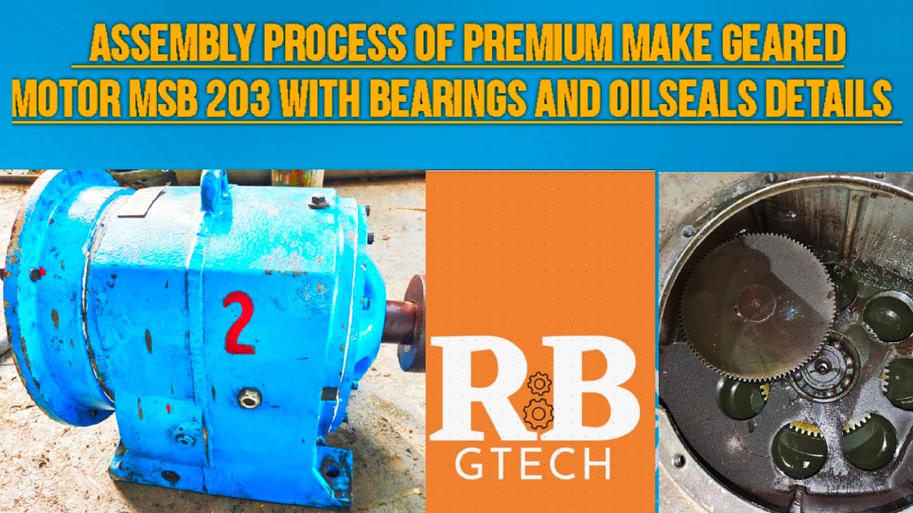 How to Assemble Premium Make Gear box MSB 203 with complete details@SUPER FAST STUDY & Experiment