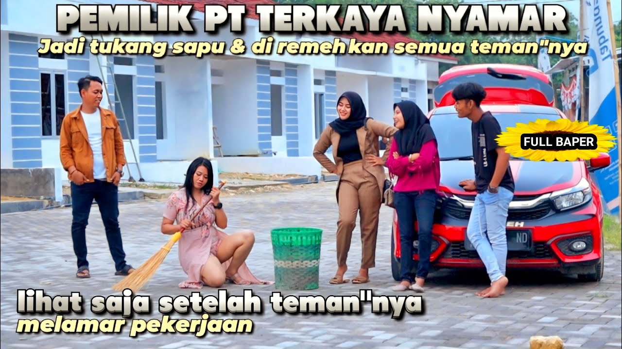 FULL BAPER ! BOS CANTIK NYAMAR JADI TUKANG SAPU - DIHINA TEMAN