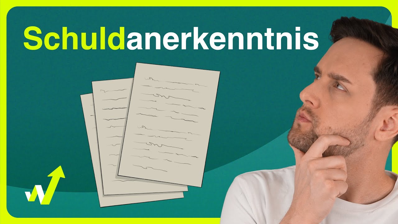 ✅ Was passiert, wenn ich ein Schuldanerkenntnis unterschreibe? 💰