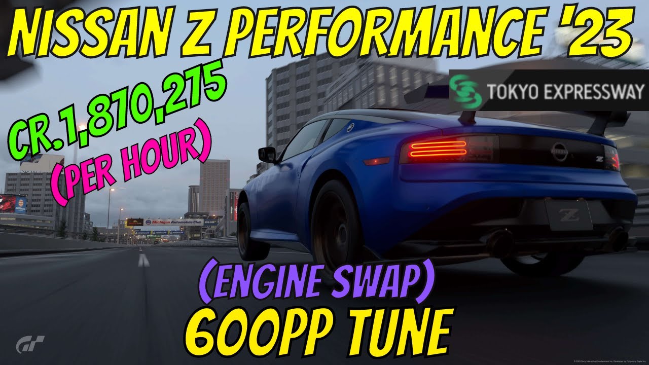 GT7|Engine Swap|1040HP Z performance '23|Tokyo 600pp tune|1.35
