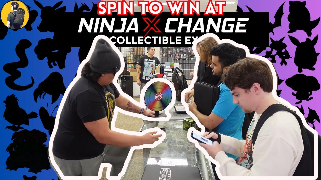Pokémon Vendor POV: Spin the Wheel for Prizes at Ninja Xchange Expo!