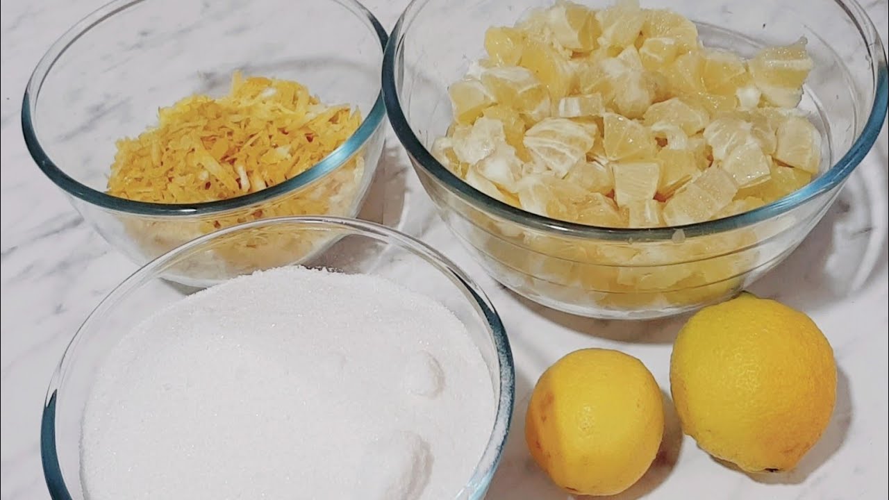 كونفتير الحامض (مربى الليمون)   ساهل ماهل
Confiture de citron