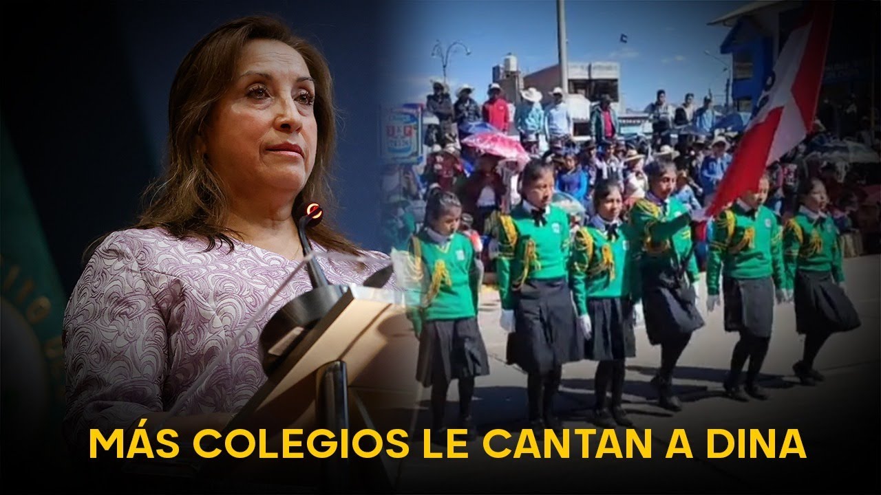 Puno: más colegios interpretaron “Dina asesina” durante desfiles escolares