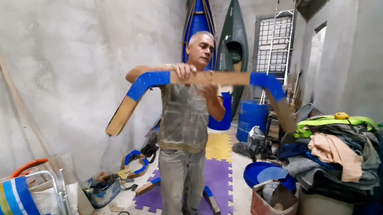 canoa de duas bombona cortes das cávernas e iniciando pregação (parte 2)