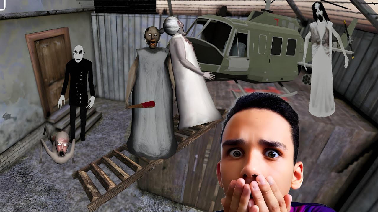 FAMÍLIA REUNIDA E NOVA FUGA DE HELICÓPTERO! granny mod