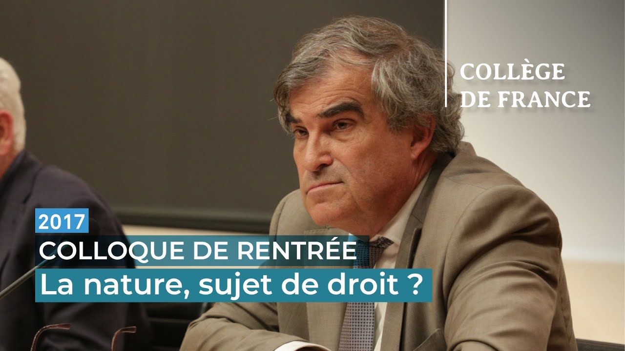 La nature, sujet de droit ? - François Ost