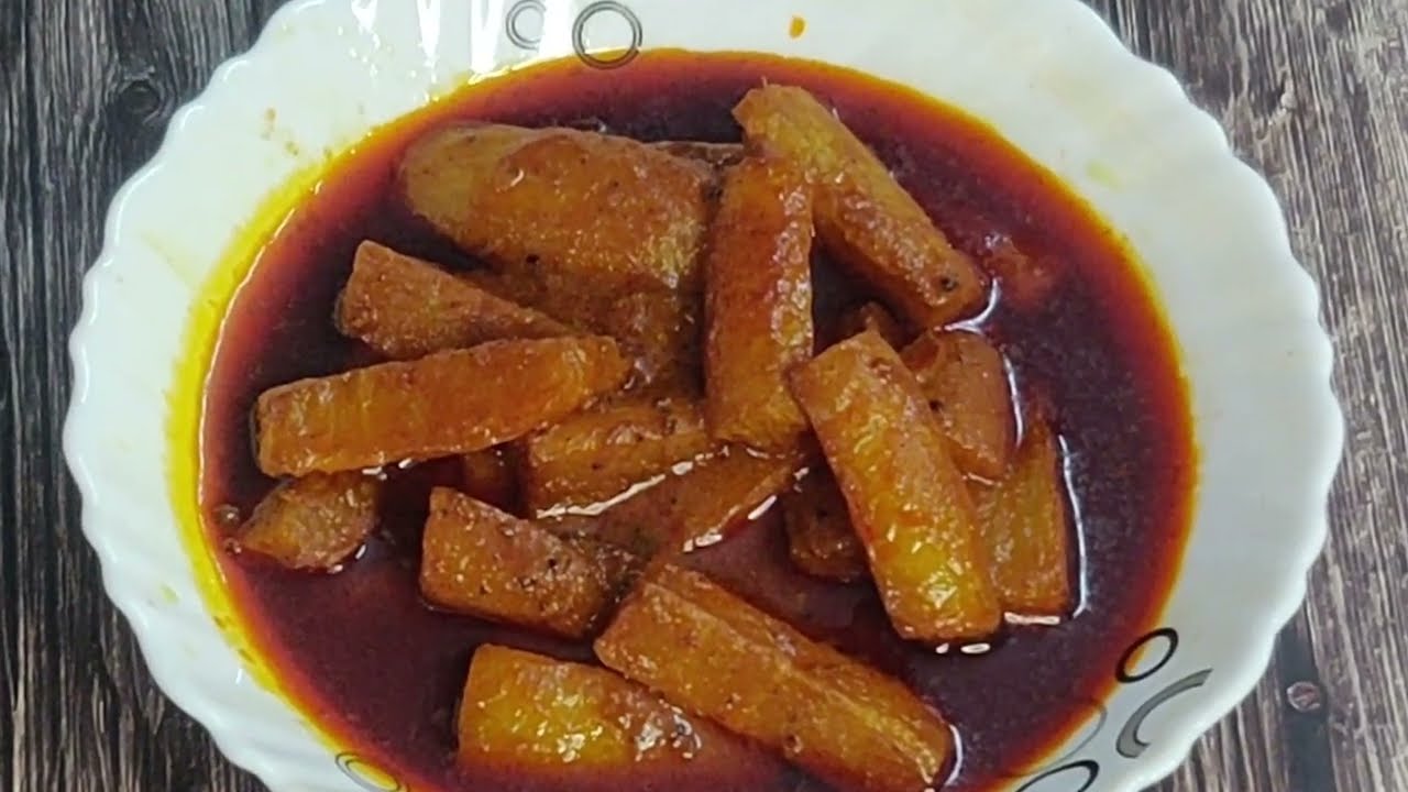 Khatti Mooli Ki Sabzi | Khatti Mooli Kashmiri Recipe | Tchok Muji | Muji Kaeel | Pandit Cuisine