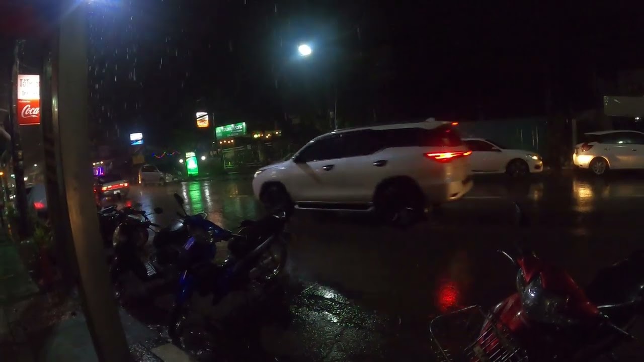 Rainy Ubon Ratchathani Night Walk Thailand | Thailand Zone