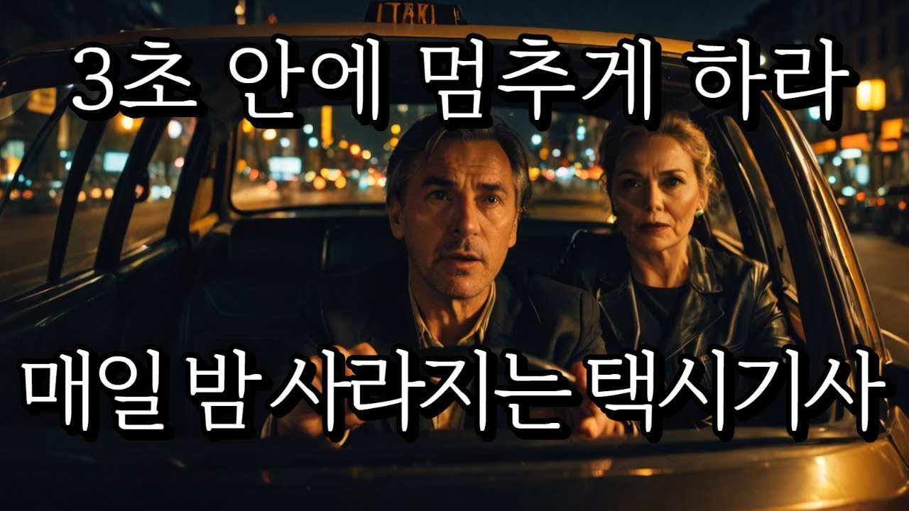 택시기사 아저씨의 2중생활ㅣ오디오북