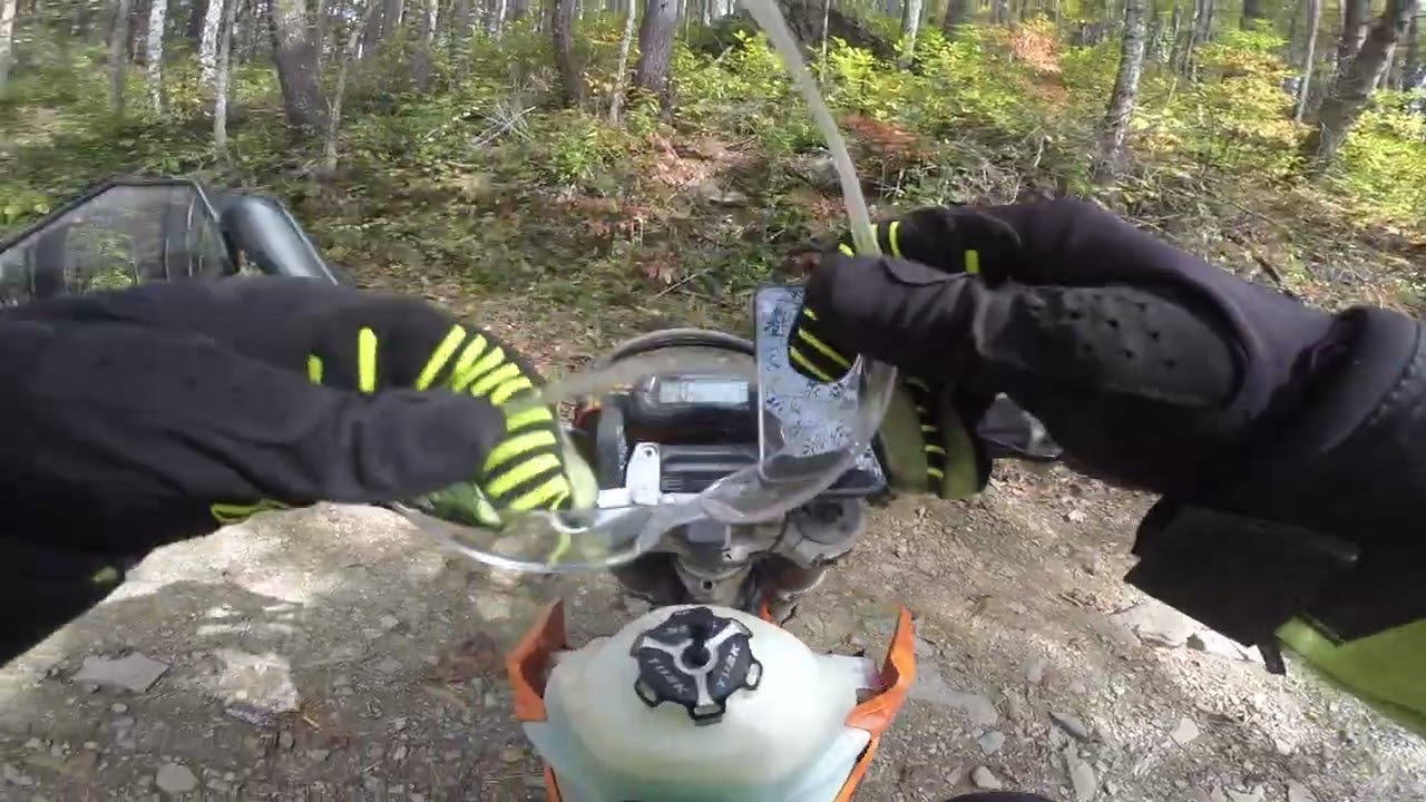 Dual sport ride in Tellico.  Trail 82 and the Guard rail trail OCTOBER 24 2025