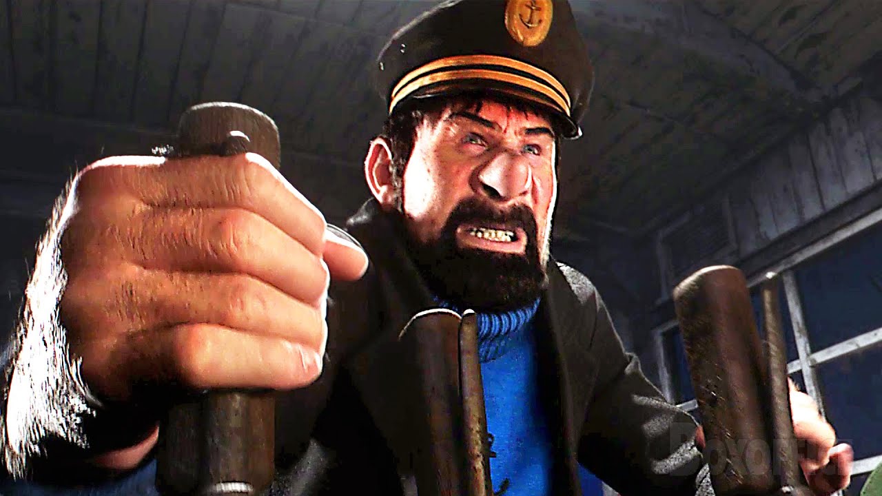 Captain Haddock strikes a man with a crane | Final Fight