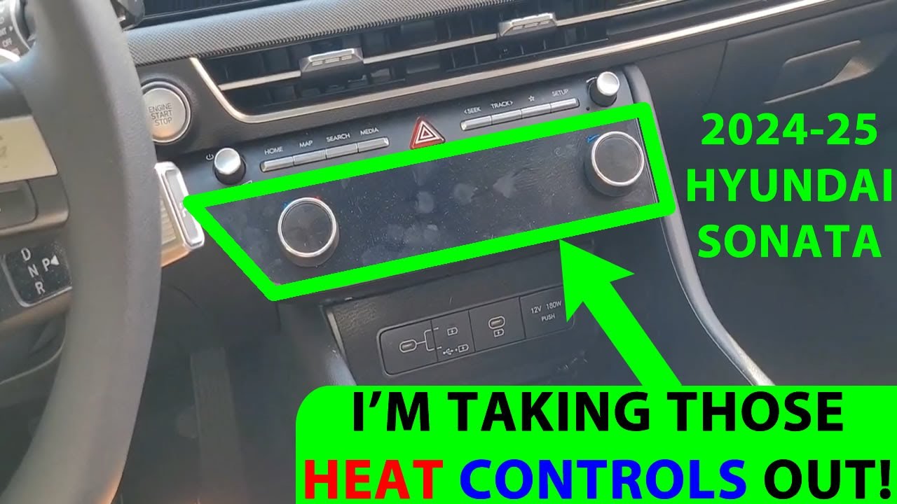 How To Remove 2024-2025 Hyundai Sonata Heat Controls.