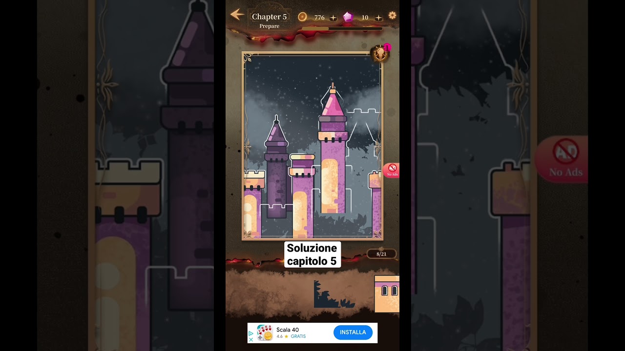 Soluzione Chapter 5: Puzzle Story Wizards Adventure #puzzle #game #gioco #paypal #puzzlestory