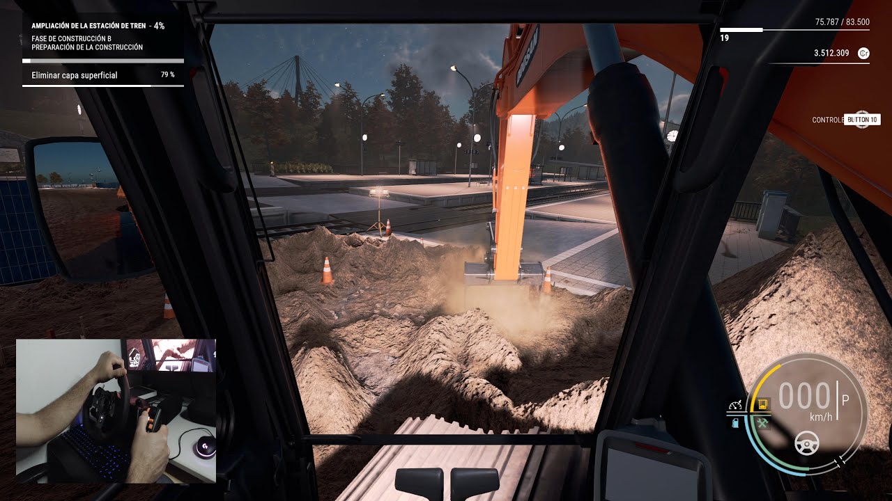 Construction Simulator|Ampliamos la Estación con el Bulldozer CAT D10|Excavadora Doosan DX360LCA