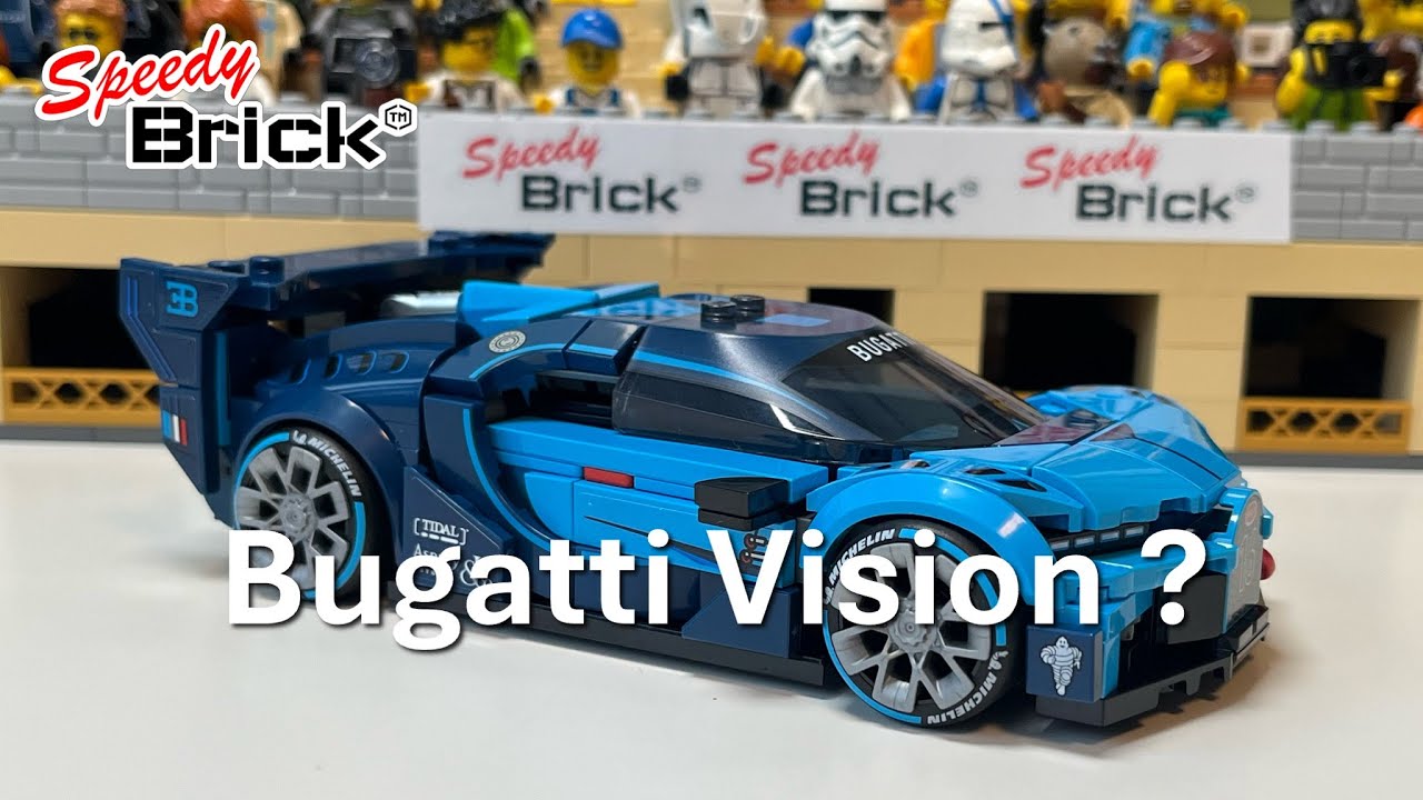 Сборка и обзор набора Lego Speed ​​Champions 77253 Bugatti Vision Grand Turismo