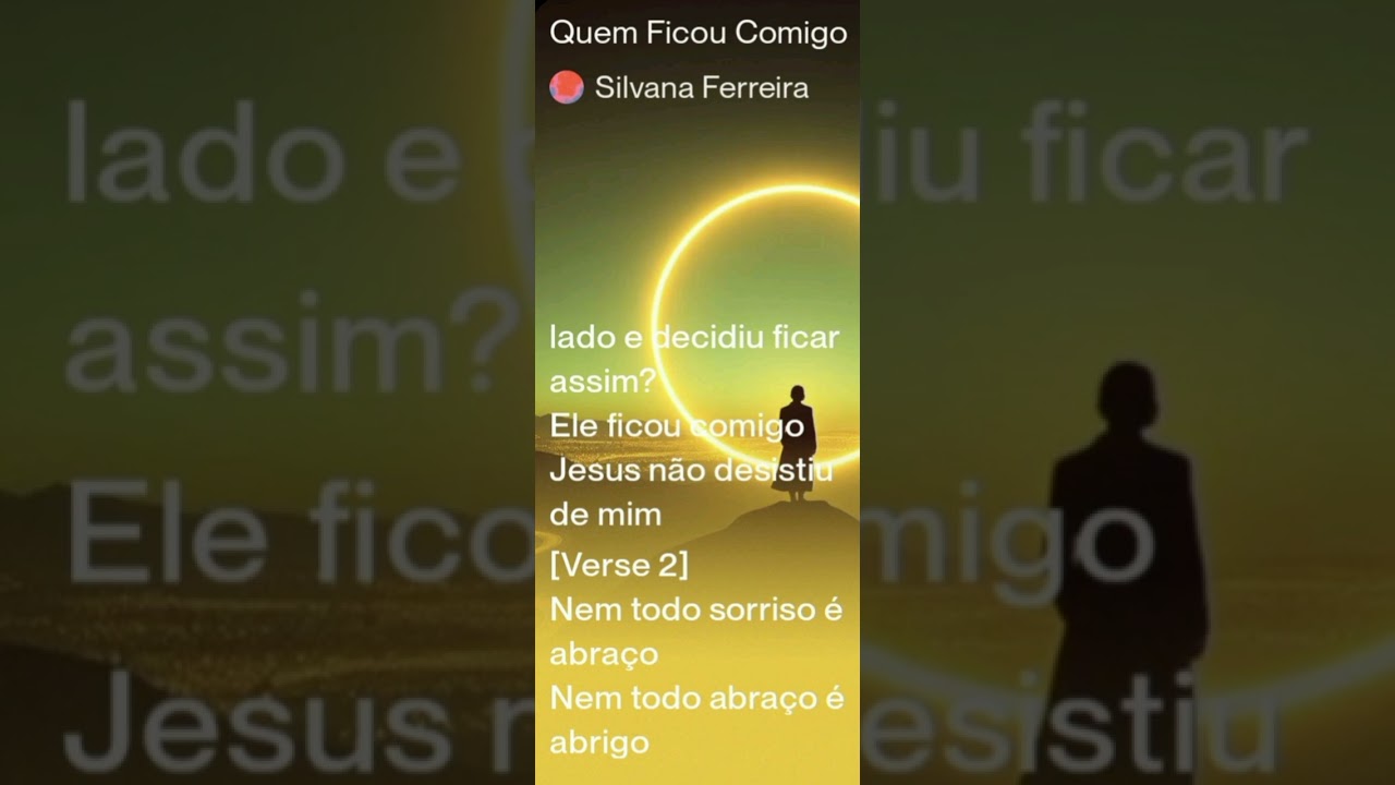Quem ficou comigo..../ letra:Silvana e Suno/ musica: Suno
