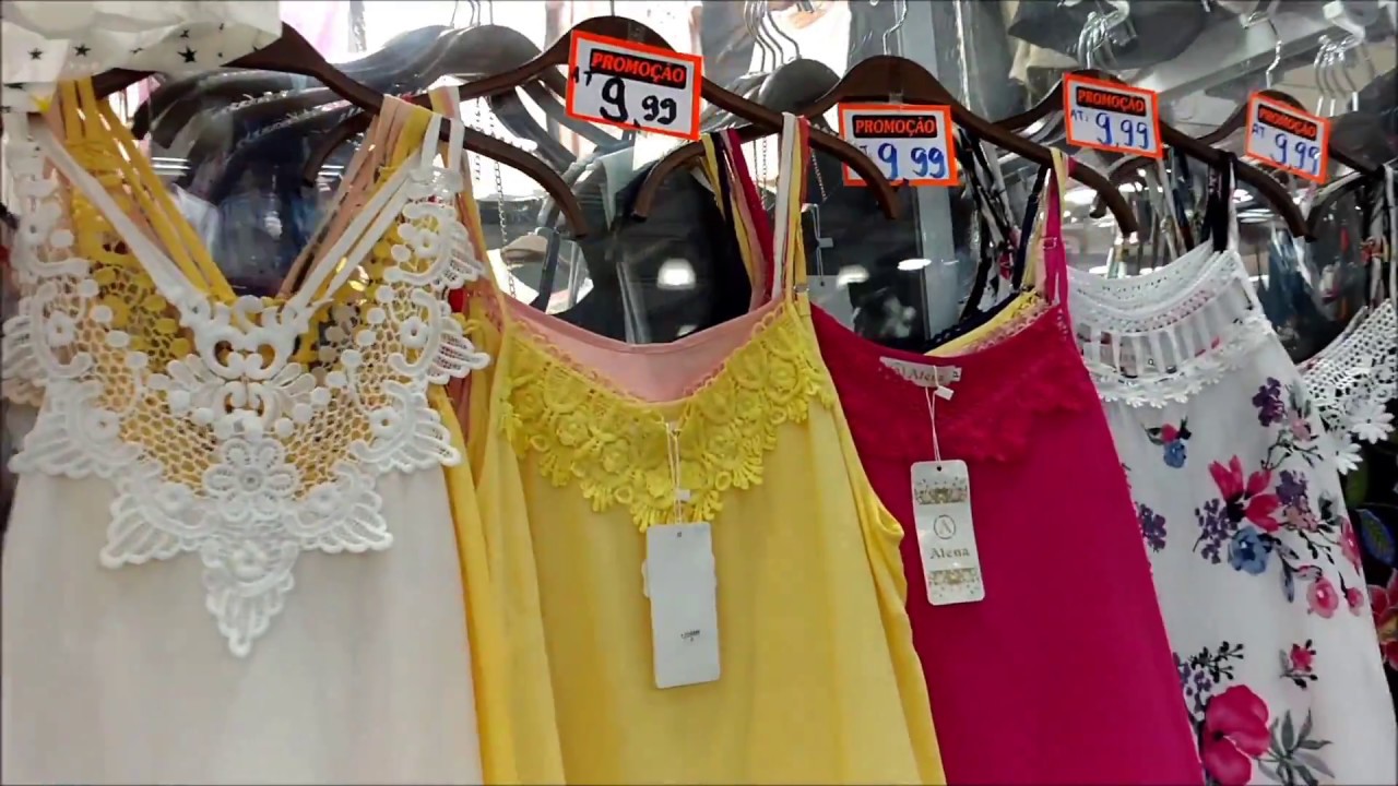 Shopping All Brás - Blusinhas $ 8,00 / 10,00 - Próximo Feira da Madrugada. 2