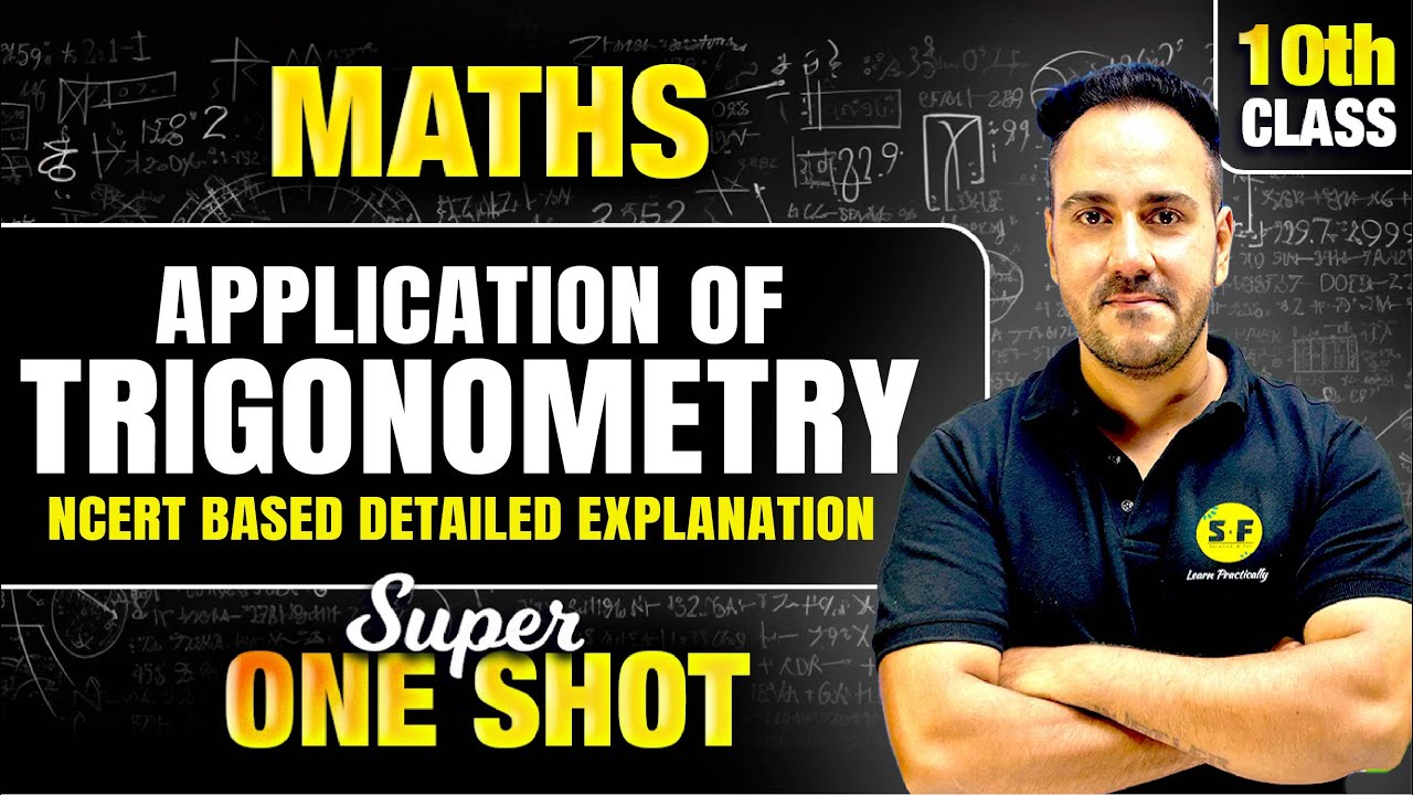 Application of Trigonometry One Shot Maths | Class 10 Maths NCERT Solution with Basics by Ushank Sir