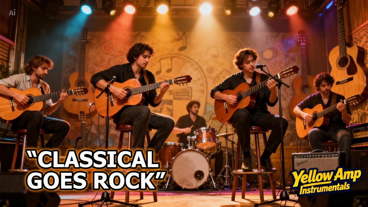 Rock Meets Classical Guitar⚡Instrumental Fusion 