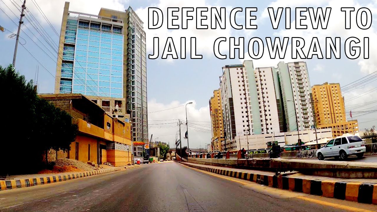 KPT Flyover / Defence View to Jail Chowrangi Drive - Karachi Street View 2020 - 4K Ultra HD