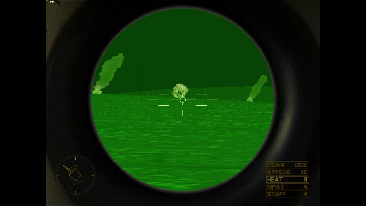 M1 Tank Platoon 2 (PC CD-ROM) – Une mission du jeu : Medina Ridge (Glide) – 1080p
