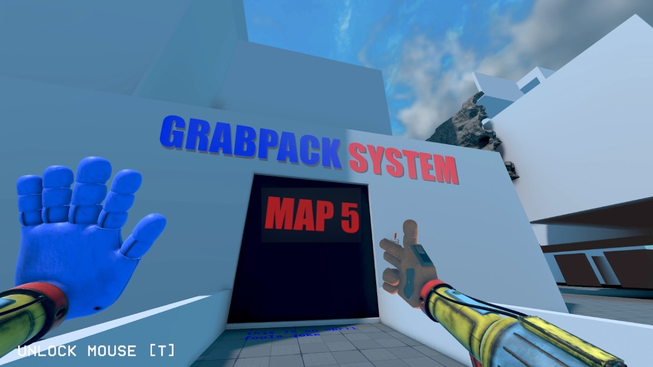 Grabpack System Multiplayer Prew-x New Map 5 (Doey the Doughman Horror) Full Map.