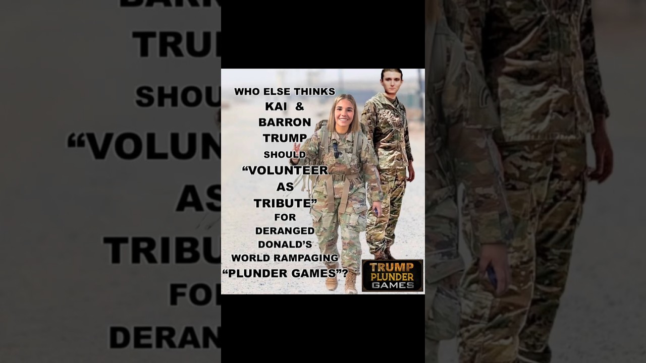 Send Barron Trump | Barron and Kai Join The Army | Iran War | @failarmy #sendbarron