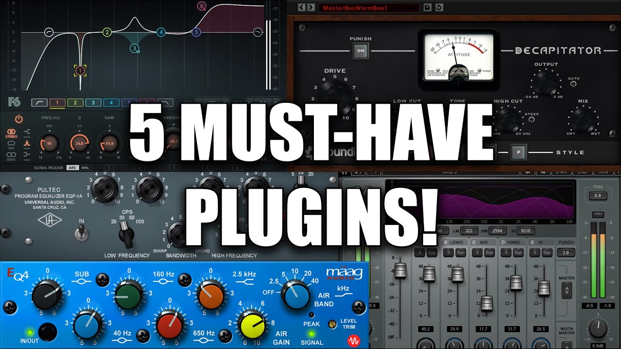 Top 5 Must-Have Plugins I use on ALL my mixes