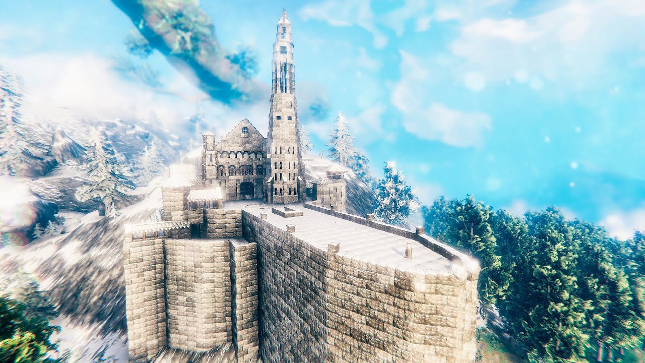 Minas Tirith from Lord of the Rings Valheim Минас Тирит