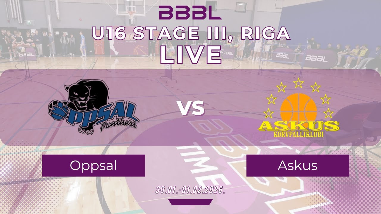 Oppsal Basket 2010 vs KK Askus Jetoil/Hiiumaa SPK 2010 | BBBL U16 | Stage III