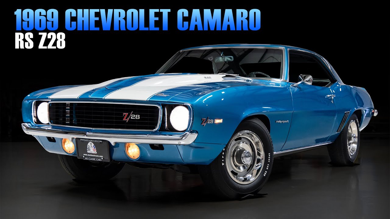 1969 Chevrolet Camaro RS Z28 – Lemans Blue | Larry Christensen Certified | MS Classic Cars