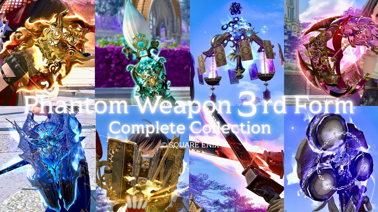 【まとめ】ファントムウェポン (PW) 第三形態「オブスキュラム」全ジョブ21種の見た目のまとめ！#FF14