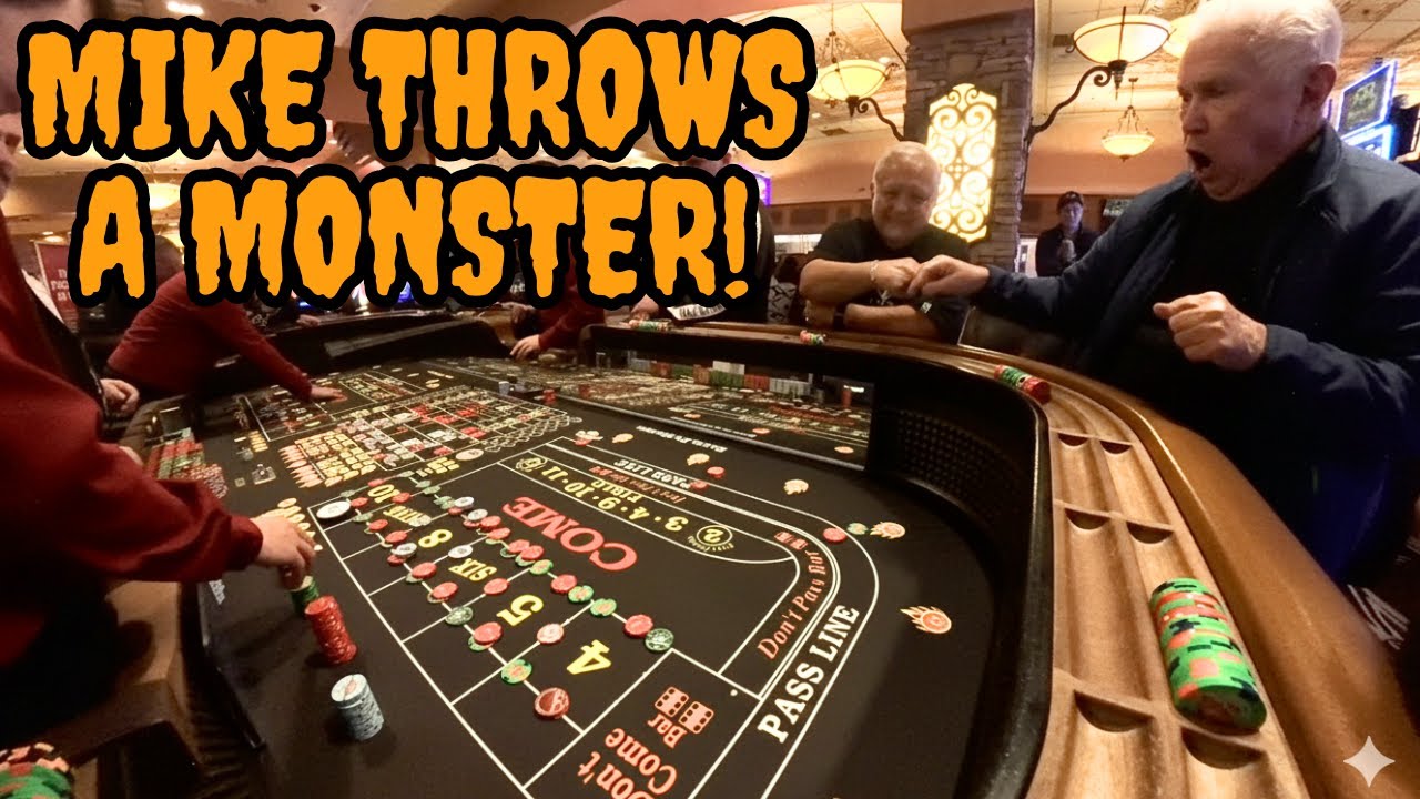 Can't believe I missed this Monster Roll...and I was on the Craps Table!