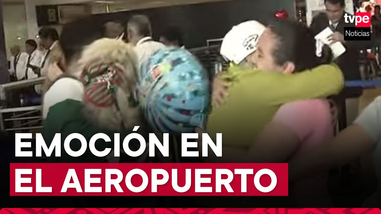 Aeropuerto Jorge Chávez: peruanos llegan del extranjero para celebrar Navidad