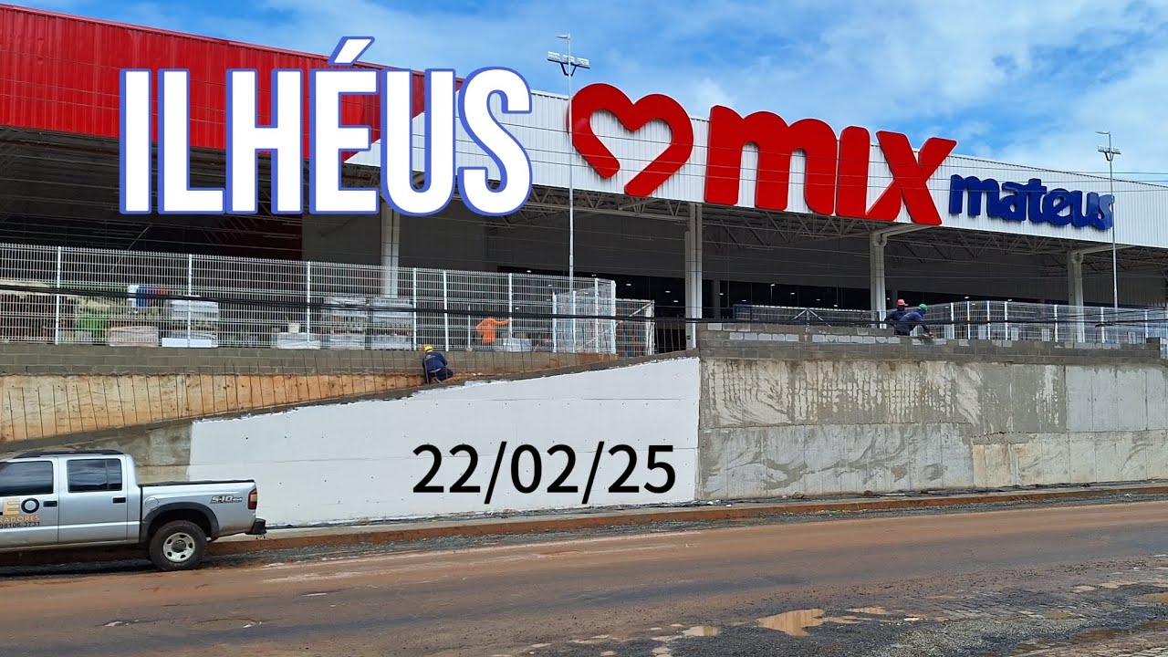 Obras Aceleradas do Mix Mateus em Ilhéus.