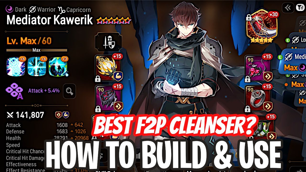 Mediator Kawerik - How to Build & Use the BEST Cleanser in Epic Seven [Epic Seven]