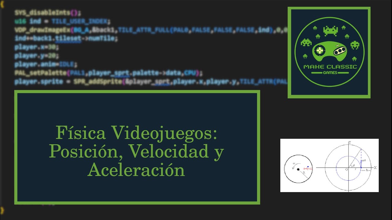 Físicas de Videojuegos: Posición, Velocidad y Aceleración