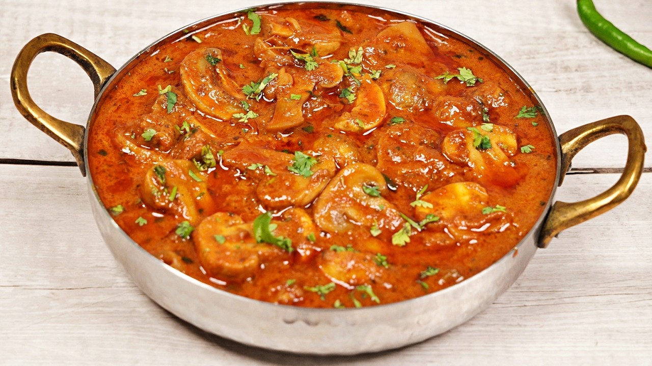 From Bland to Bold - Transform Mushrooms with Masala | Mushroom Masala Simple Recipe