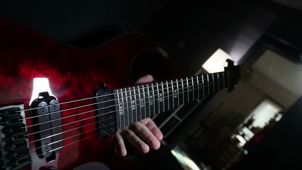 Schecter C-7 Apocalypse (Red Reign) | Live metalcore playthrough/demo