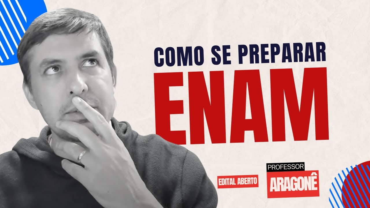 O que fazer at&eacute; a prova do ENAM