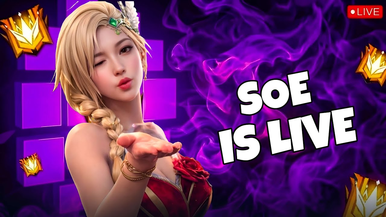 𝗣𝗶𝗻𝗸 𝗦𝗼𝗲 is live! UID check 🥶❄️ #shortfeed #fflive rank push to GrandMaster 🔥