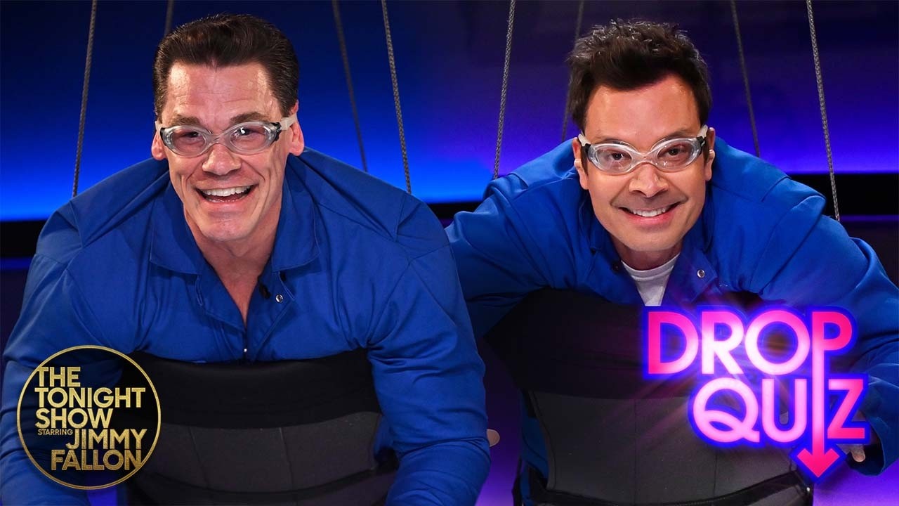 Drop Quiz with John Cena | The Tonight Show Starring Jimmy Fallon