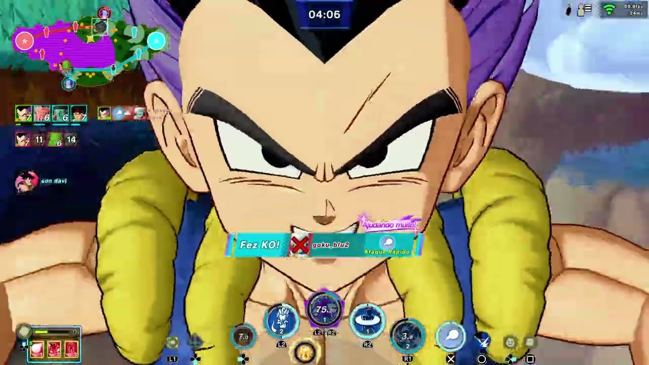 Gotenks amassando ou sendo amassado ? Julgando e jogando