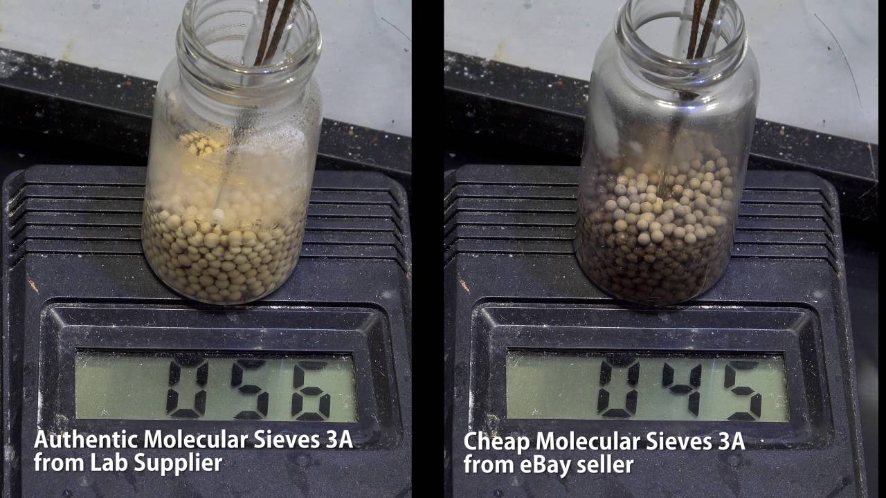 Testing eBay Molecular Sieves
