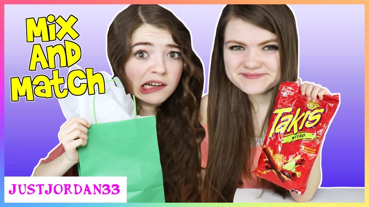 Mix and Match Weird Food Combination Challenge / JustJordan33